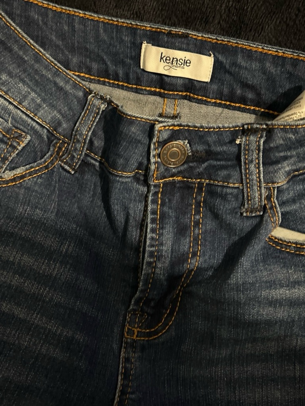 Kensie Dark Blue Denim Jeans